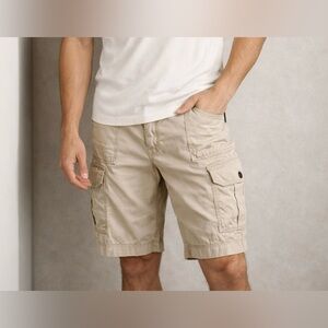Express Men’s Cargo Shorts Size 36| Khaki Utility Casual Summer Shorts
